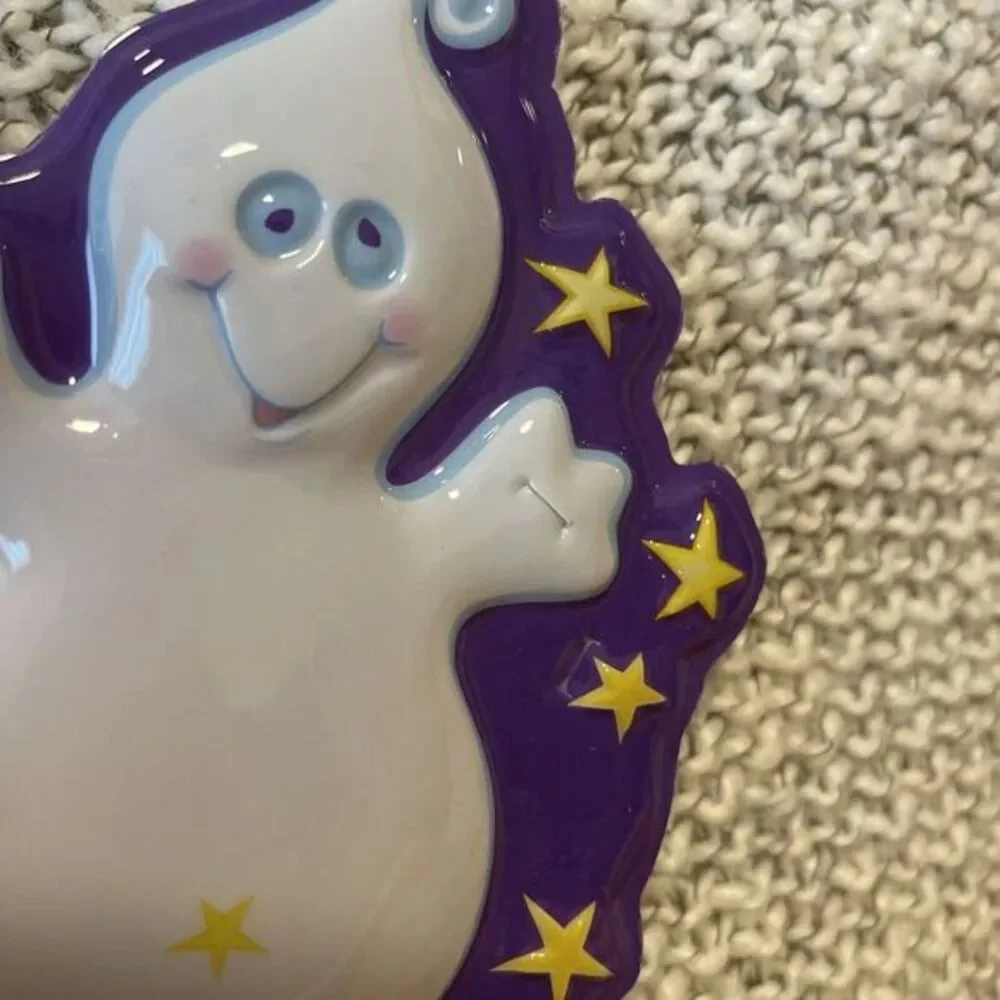 Vintage 3D Ghost Stars Candy Holder‎ Halloween Cake Topper Decor